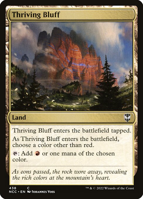 Thriving Bluff - Commander: Streets of New Capenna