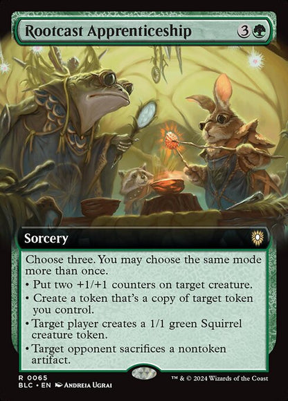 Rootcast Apprenticeship (Extended Art) - Commander: Bloomburrow
