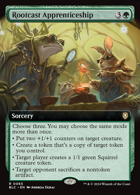 Rootcast Apprenticeship (Extended Art) - Commander: Bloomburrow