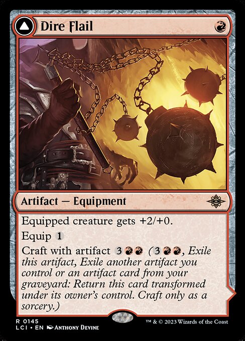 Dire Flail - The Lost Caverns of Ixalan