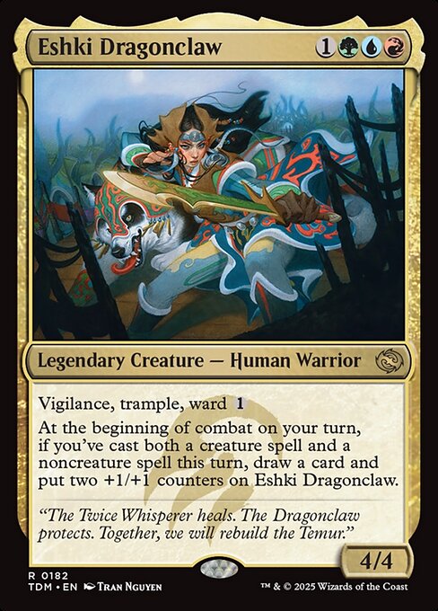 Eshki Dragonclaw (Foil) - Tarkir: Dragonstorm