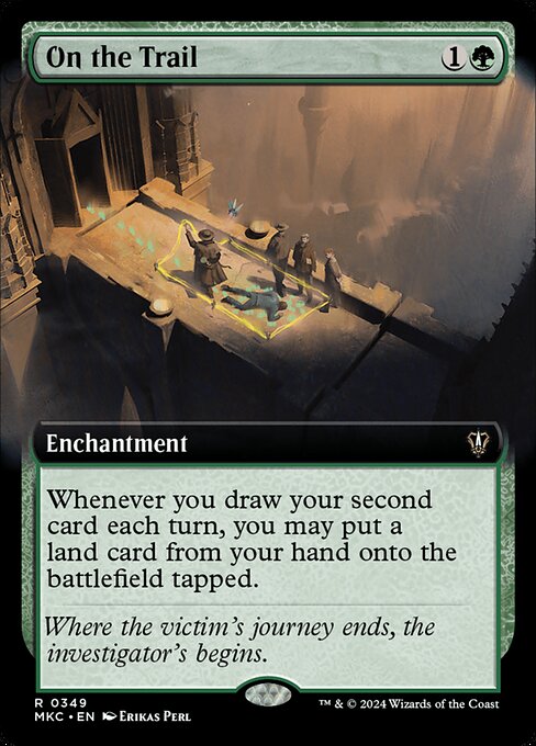 On the Trail (Extended Art) - Commander: Murders at Karlov Manor