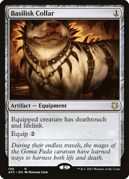 Basilisk Collar - Commander: Adventures in the Forgotten Realms