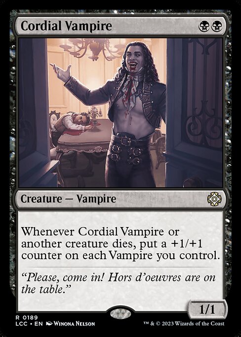 Cordial Vampire - Commander: The Lost Caverns of Ixalan