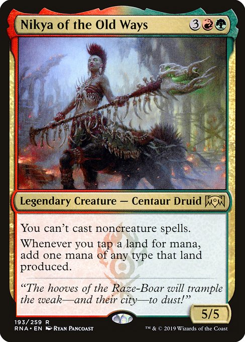 Nikya of the Old Ways - Ravnica Allegiance