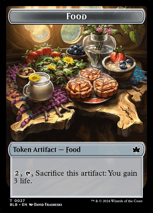 Food Token (Foil) - Bloomburrow