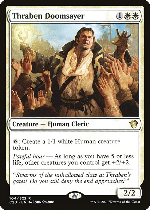 Thraben Doomsayer - Commander 2020