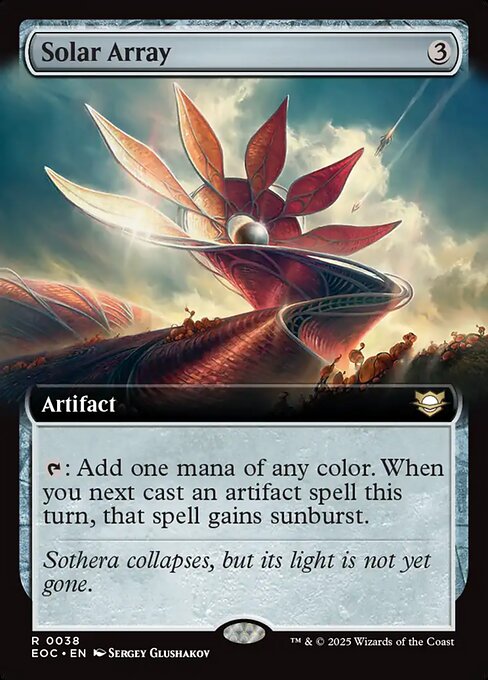 Solar Array (Extended Art) - Commander: Edge of Eternities