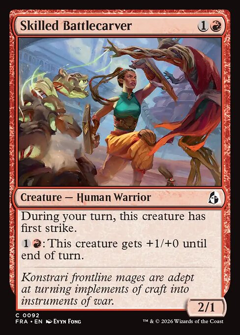 Skilled Battlecarver (Foil) - Reality Fracture