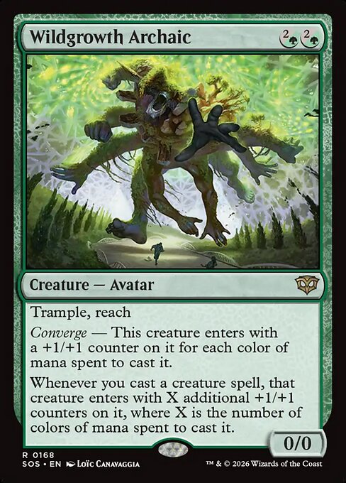 Wildgrowth Archaic (Foil) - Secrets of Strixhaven