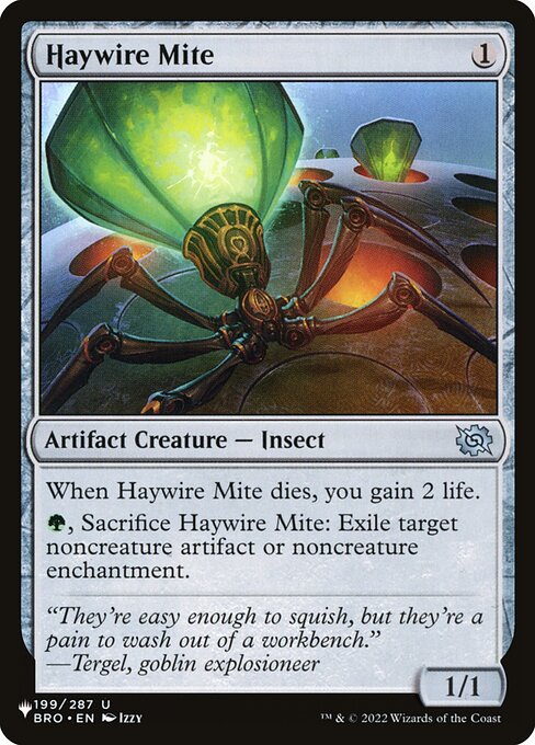 Haywire Mite - The List Reprints