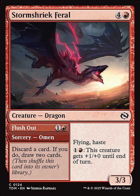 Stormshriek Feral (Foil) - Tarkir: Dragonstorm