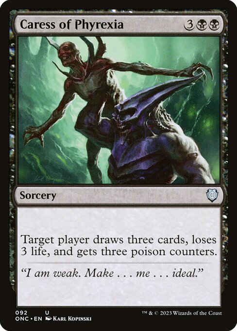 Caress of Phyrexia - Commander: Phyrexia: All Will Be One