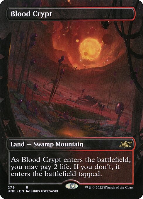 Blood Crypt (Borderless) (Foil) - Unfinity