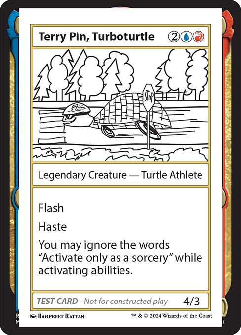 Terry Pin, Turboturtle - Mystery Booster 2 Playtest Cards