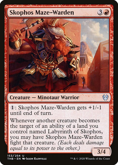 Skophos Maze-Warden (Foil) - Theros Beyond Death