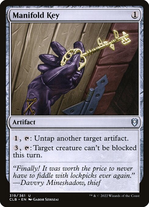 Manifold Key (Foil) - Commander Legends: Battle for Baldur's Gate