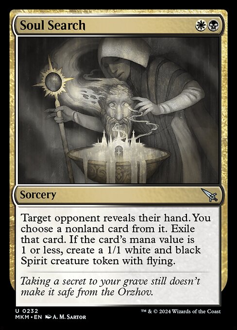 Soul Search (Foil) - Murders at Karlov Manor
