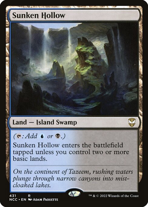 Sunken Hollow - Commander: Streets of New Capenna