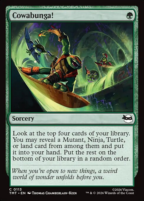Cowabunga! (Foil) - Teenage Mutant Ninja Turtles
