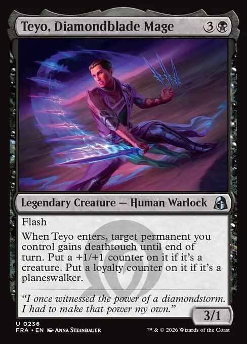 Teyo, Diamondblade Mage (Foil) - Reality Fracture