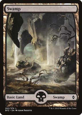Swamp (262) - Full Art - Battle for Zendikar