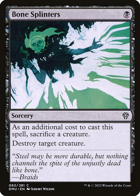Bone Splinters (Foil) - Dominaria United