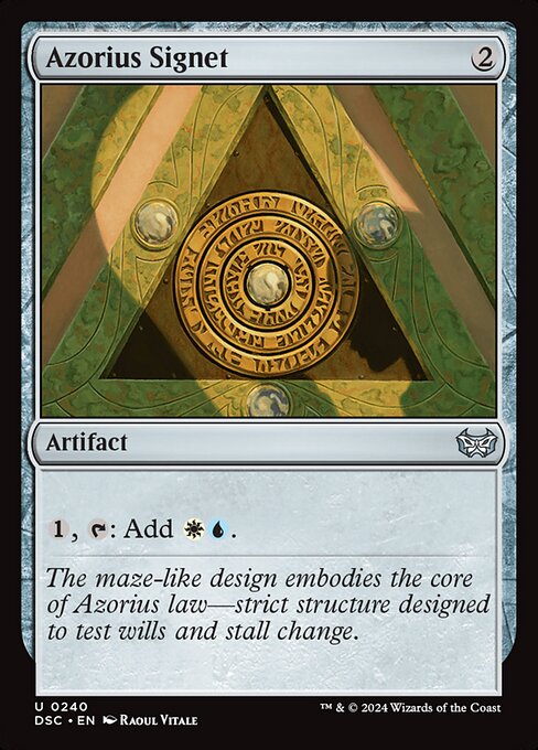 Azorius Signet - Commander: Duskmourn: House of Horror