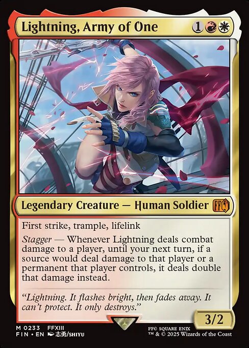 Lightning, Army of One - FINAL FANTASY