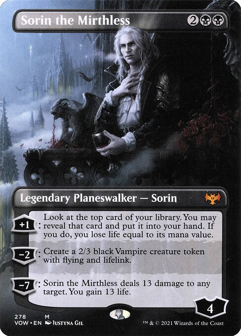 Sorin the Mirthless (Borderless) - Innistrad: Crimson Vow