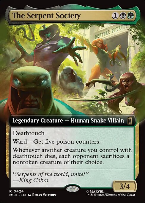 The Serpent Society (Extended Art) - Marvel Super Heroes