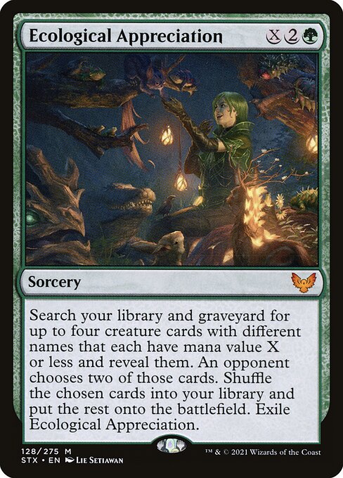 Ecological Appreciation (Foil) - Strixhaven: School of Mages