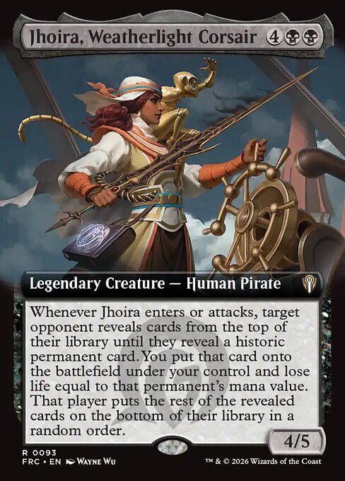 Jhoira, Weatherlight Corsair (Extended Art) - Commander: Reality Fracture
