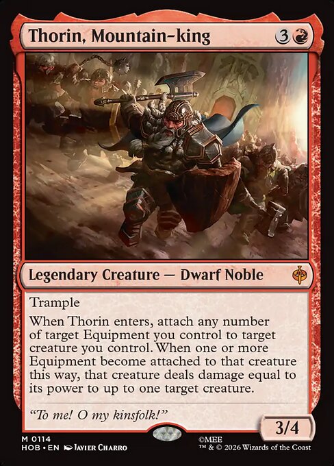 Thorin, Mountain-king (Foil) - The Hobbit