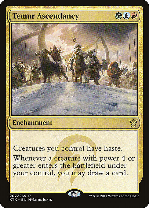 Temur Ascendancy (Foil) - Khans of Tarkir