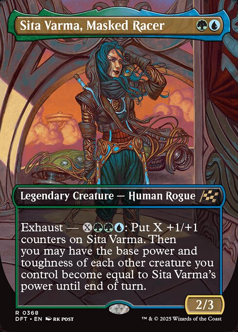 Sita Varma, Masked Racer (Borderless) - Aetherdrift