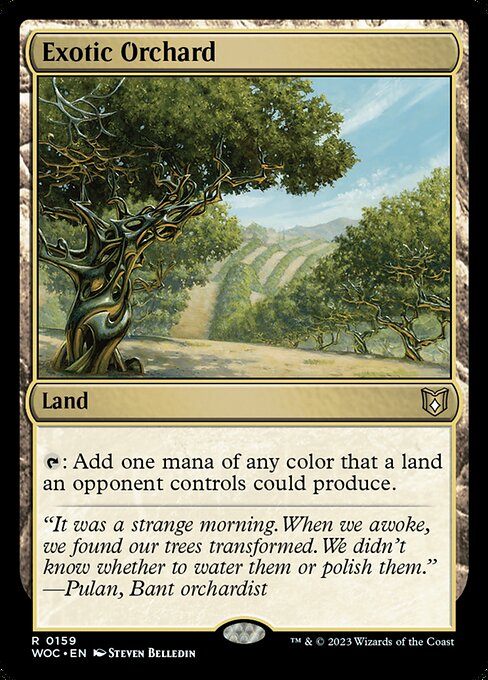 Exotic Orchard - Commander: Wilds of Eldraine
