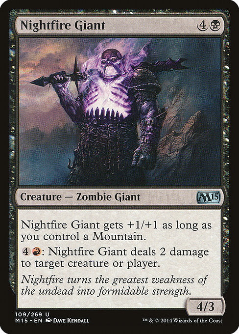 Nightfire Giant - Magic 2015 (M15)