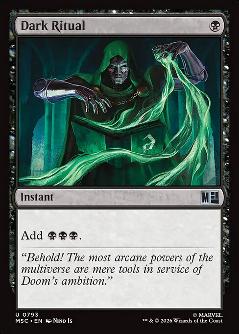 Dark Ritual - Commander: Marvel Super Heroes