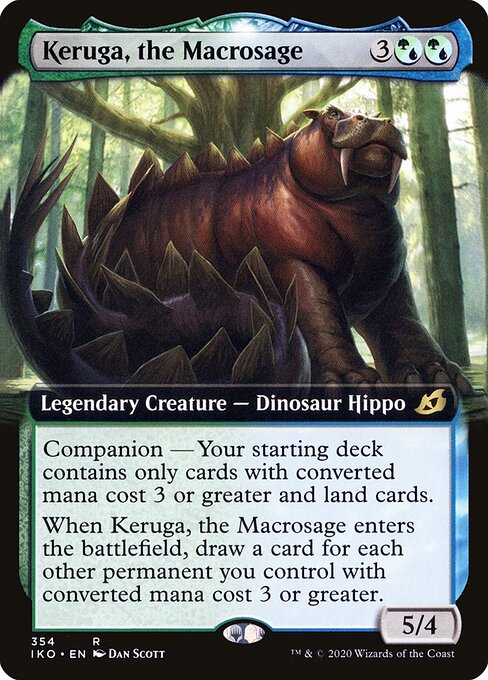 Keruga, the Macrosage (Extended Art) (Foil) - Ikoria: Lair of Behemoths