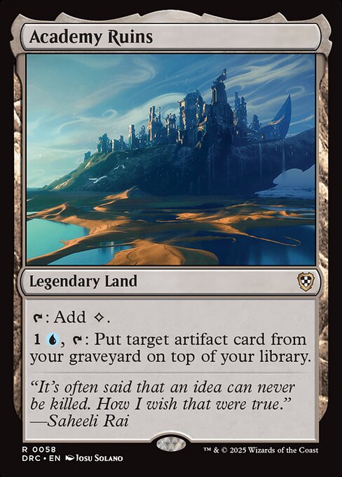 Academy Ruins - Commander: Aetherdrift