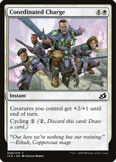 Coordinated Charge (Foil) - Ikoria: Lair of Behemoths