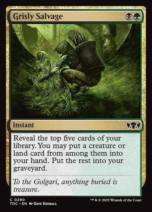 Grisly Salvage - Commander: Tarkir: Dragonstorm
