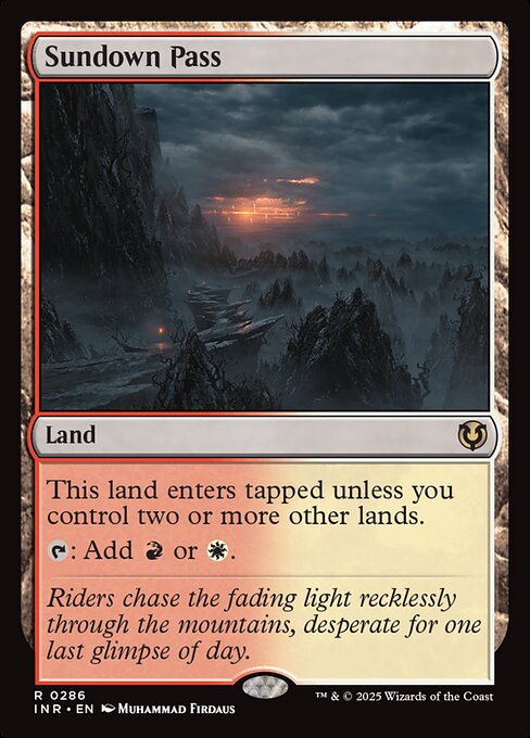 Sundown Pass (Foil) - Innistrad Remastered