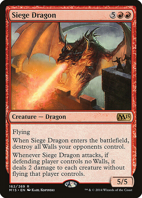 Siege Dragon (Foil) - Magic 2015 (M15)