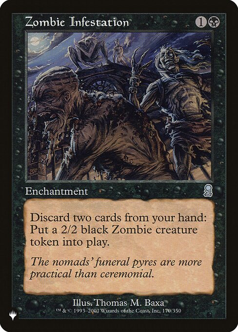 Zombie Infestation - The List Reprints