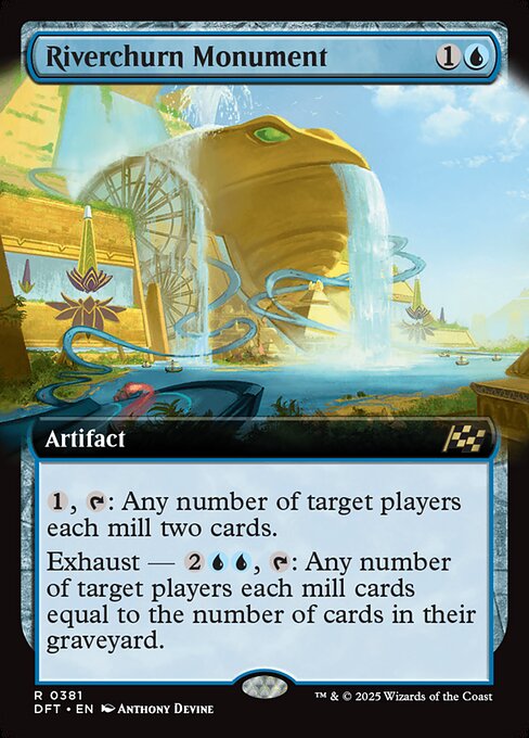 Riverchurn Monument (Extended Art) (Foil) - Aetherdrift