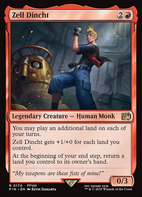 Zell Dincht (Foil) - FINAL FANTASY