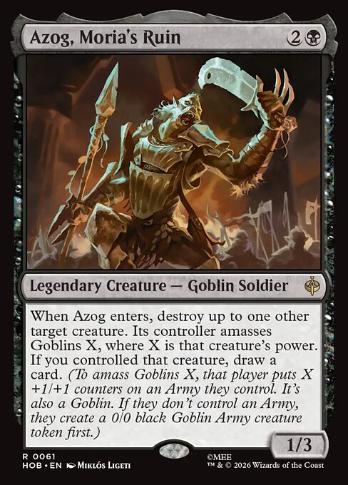 Azog, Moria's Ruin (Foil) - The Hobbit