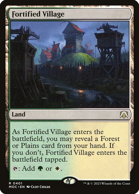 Fortified Village - Commander: March of the Machine